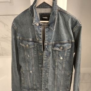 Express Blue Denim Jacket size Medium